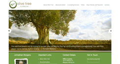 Desktop Screenshot of olivetreecounseling.net